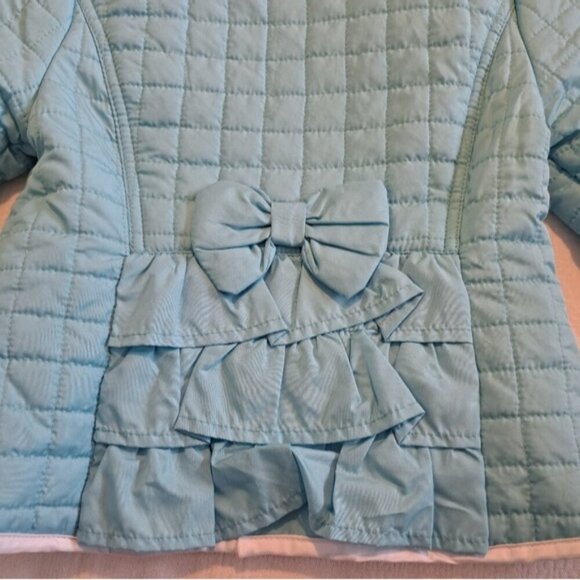 Urban Republic girls size 4T blue & white quilted light weight jacket, EUC - Picture 4 of 5